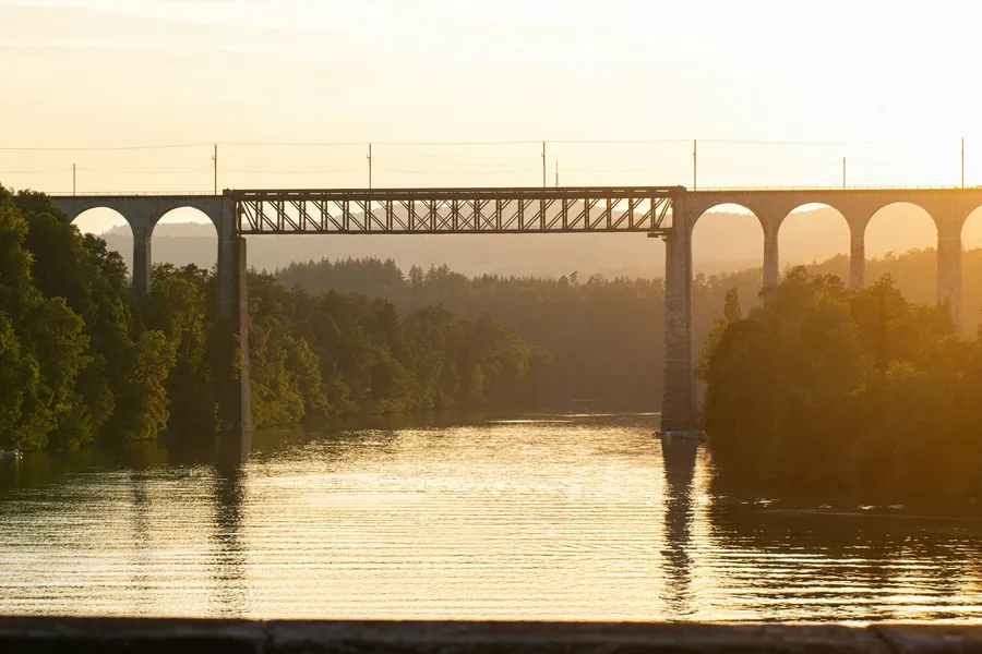 Rheinviadukt bei Eglisau im Zürcher Unterland