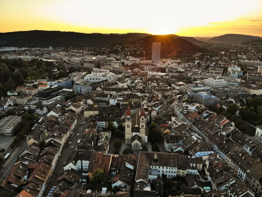 Winterthur von oben